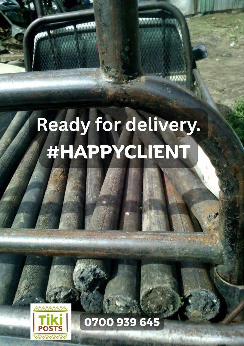 Torooti's tweet image. Join hundreds of satisfied clients who have trusted #TikiPosts to protect what matters most.
Our Tikiposts are strong, durable &amp;amp; ready for immediate delivery.
Don’t wait until prices go up or stock runs out.
📞 Call/WhatsApp 0700 939 645 today.
#SecureYourLand #HappyClient