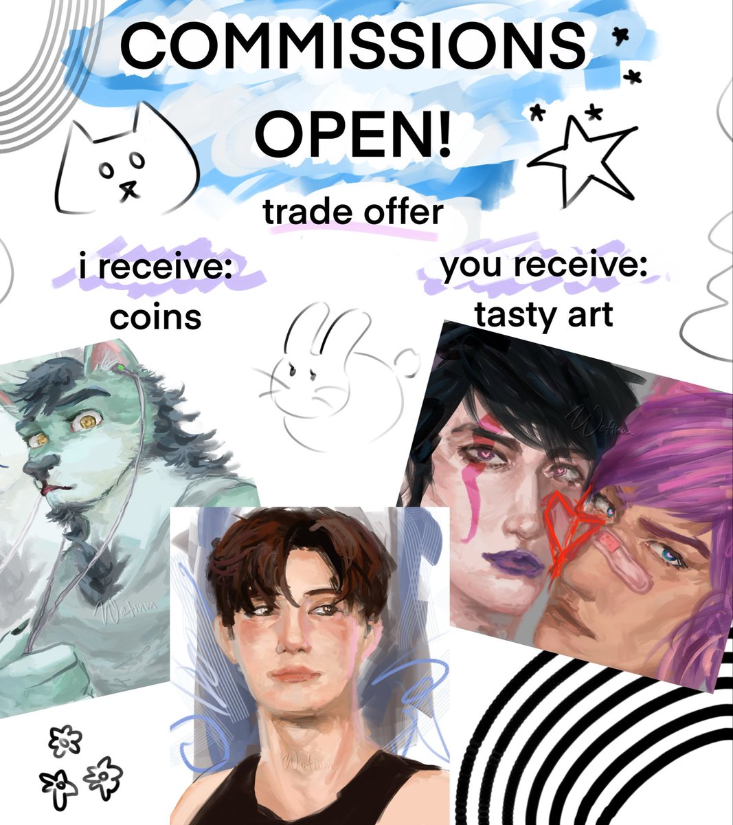 ᴡᴏᴛɪ — comms open tweet media