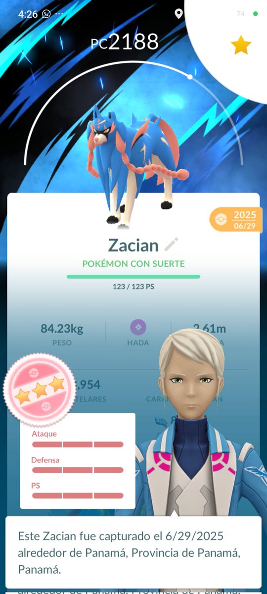 rogerorca's tweet photo. Los intercambios de hoy fueron increíbles 🤩🙌🏻 
#PokémonGo #Zacian #HooH #PreGoTourKalos https://t.co/BfjK5nNtsf