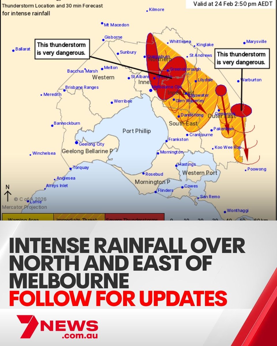 A severe weather warning is now in effect across large parts of ...