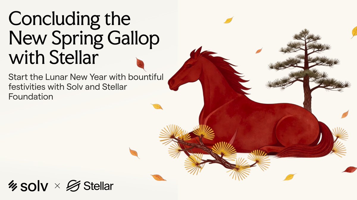 That's a wrap for the New Spring Gallop Giveaway!

Congratulations to all the red packet recipients and special thanks to <a href="/StellarOrg/">Stellar</a>, and one lucky winner of $2,026 worth of $XLM!

Explore the Stellar Ecosystem with the largest on-chain BTC reserve via <a href="/axelar/">Axelar Network</a>'s interop.