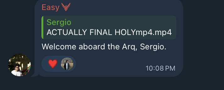 Delivery file and welcome