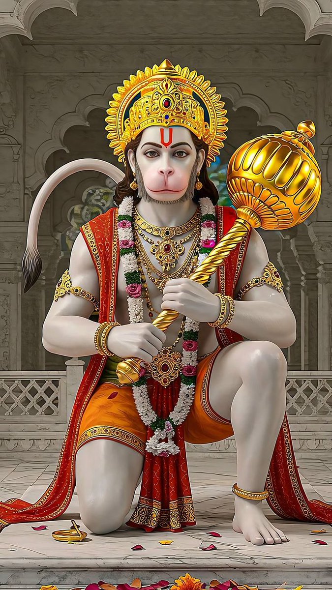 ॐ मारुतात्मजाय नमः॥

नाशे रोग हरे सब पीरा।
जपत निरंतर हनुमत बीरा॥ 🚩