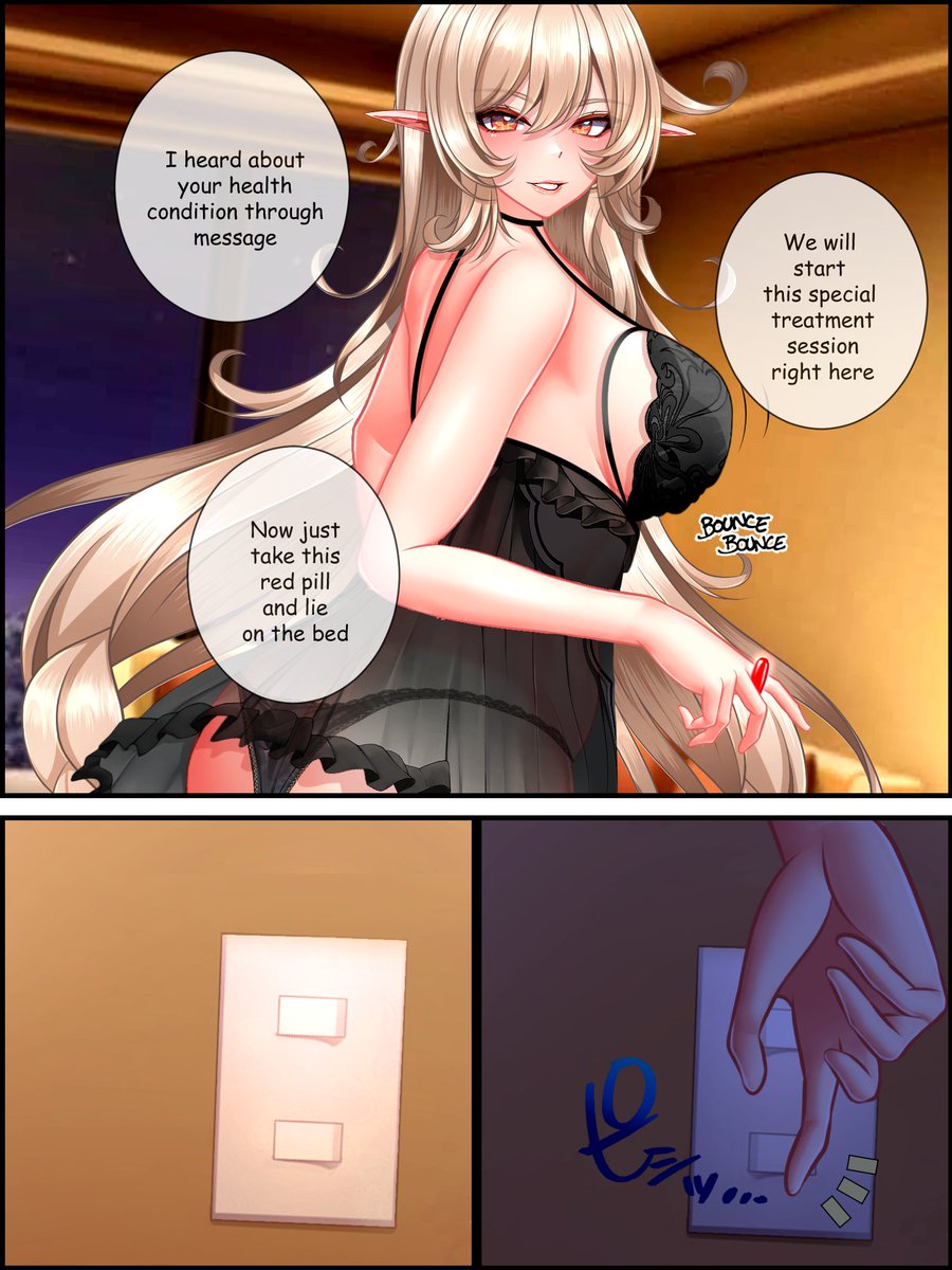 DDG3420's tweet photo. My first doujin about Alice 🥵
full here: https://t.co/0bG9iUAdHv https://t.co/5sgE20P5bB