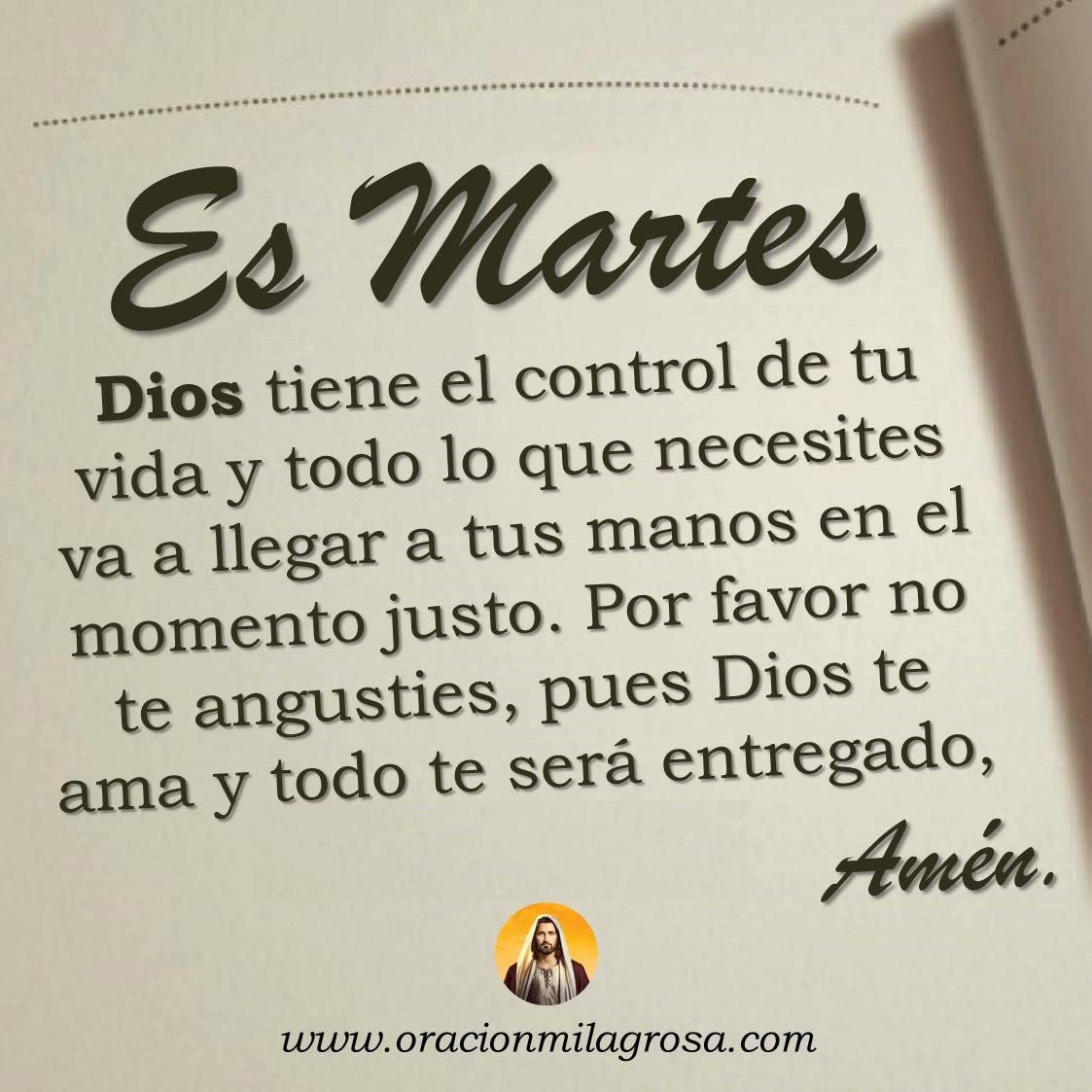 Oración para hoy martes 24 de febrero 👉 youtu.be/JvnwPliRR60 ✨