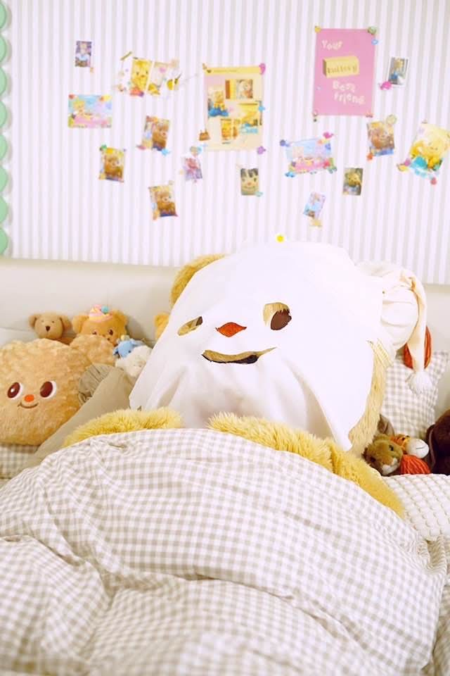 ตื่นมาพักผ่อนบางลูกเอ๋ย อ้าว....น้องตื่นอยู่เหรอเนี่ย 🤭😂 
#Butterbear