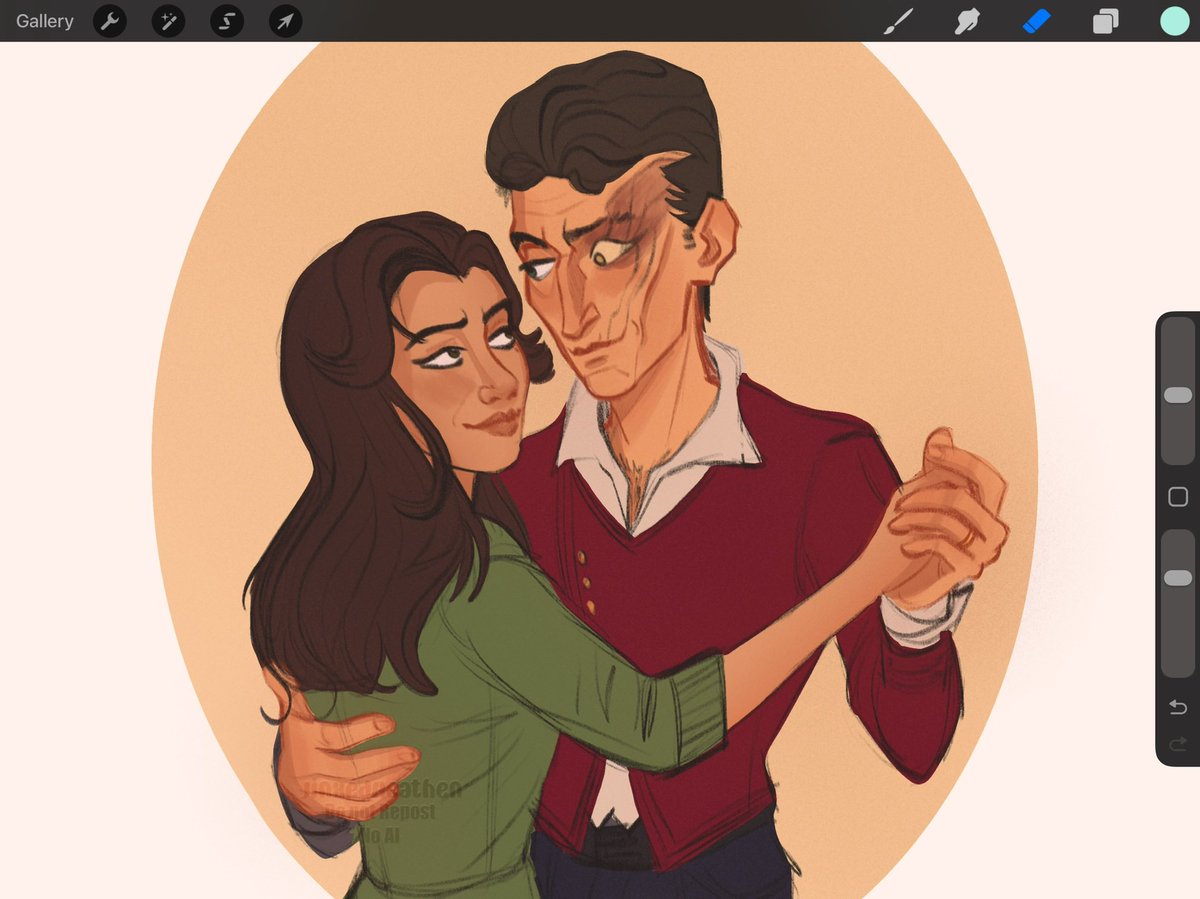 JinxedHeathen's tweet photo. Sharing a wip because I’m living my best life in selfship land. *dances*
More art of me and my husband @CouncilorSilco ♥️
#silco #cilcotwt #arcane #arcanefanart https://t.co/DAD1kwsh0K