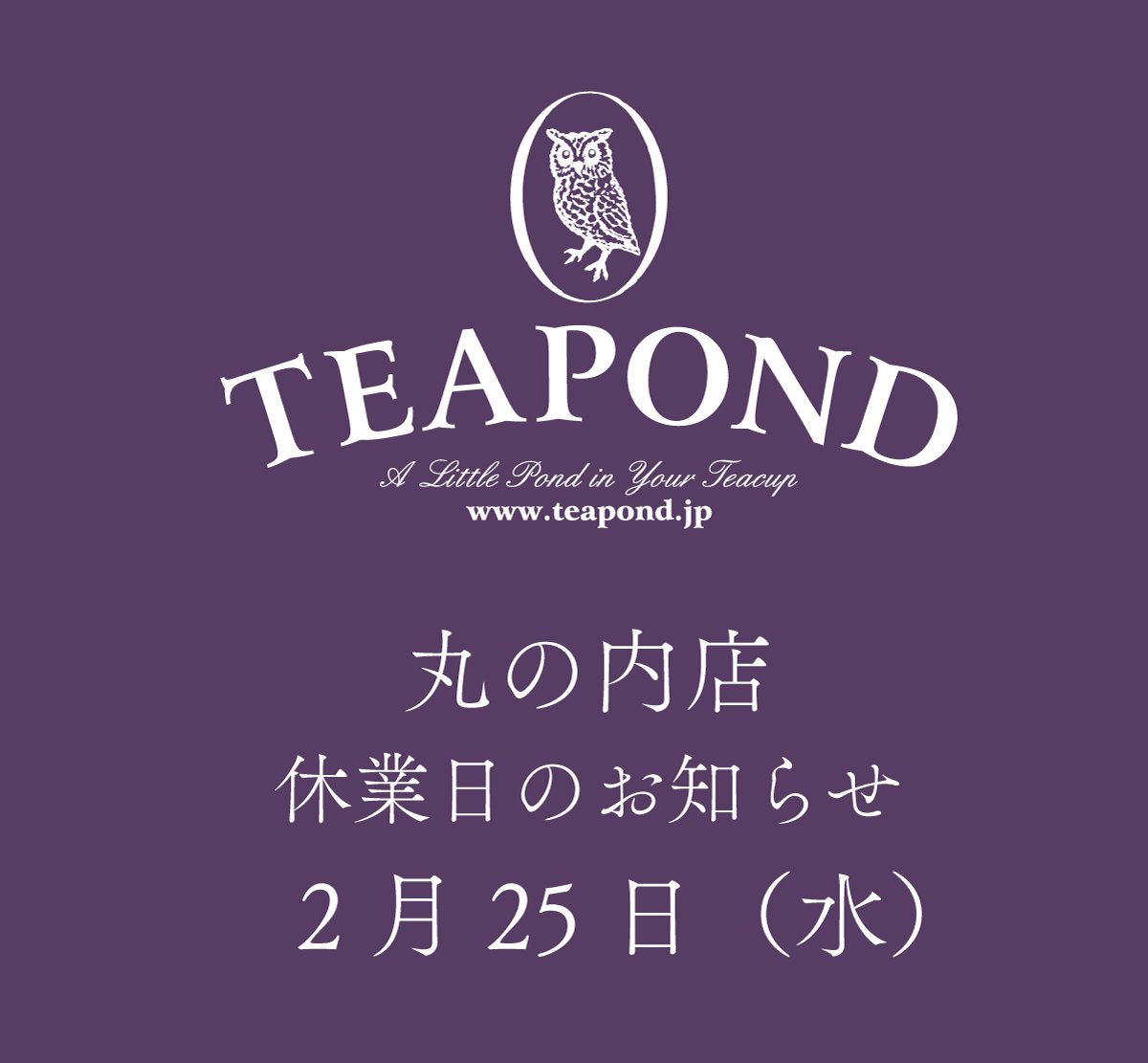紅茶専門店TEAPOND tweet media