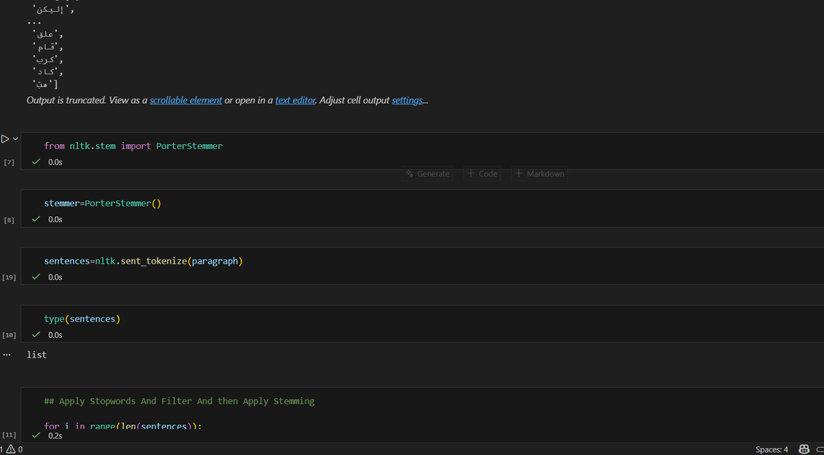 amn_singh0's tweet photo. Day 22 of #100DaysOfCode
Restarting after a break.
Lower back pain (deadlift mistake maybe).
Had to slow down.
Back to basics : text processing &amp; stopwords in NLTK
No more casual effort.
Time to take this seriously.
Quiet comeback.

#LearningInPublic https://t.co/M48rsTZJ8A