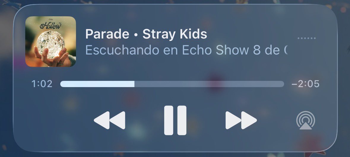 Te amo Parade, canción espectacular, mereces más.