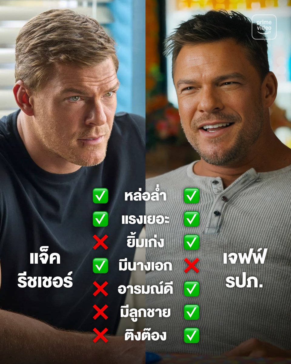 primevideoth's tweet image. แจ็ค vs เจฟฟ์ 👊🏻
ใครเจ๋งกว่ามาวัดกันแบบหมัดต่อหมัด

แล้วถ้าชื่นชอบซีรีส์ ‘Reacher’ ตามไปชมบทบาทสุดฮาของ อลัน ริตช์สัน ในหนังแอ็กชันเรื่องใหม่ ‘Playdate’ พร้อมพากย์ไทย ที่ Prime Video กันนะครับ

#Reacher #Playdate
#PrimeVideoTH