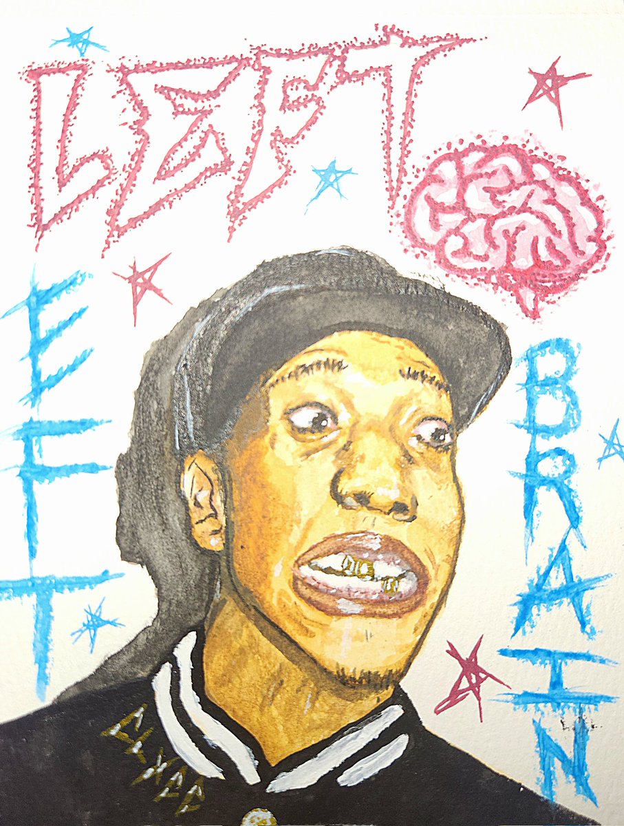 channy_lockhart's tweet photo. Left Brizzle ❤️🔥 #LeftBrain #art #artist #ChannyLockhart #painting https://t.co/H2fUi1QuZK