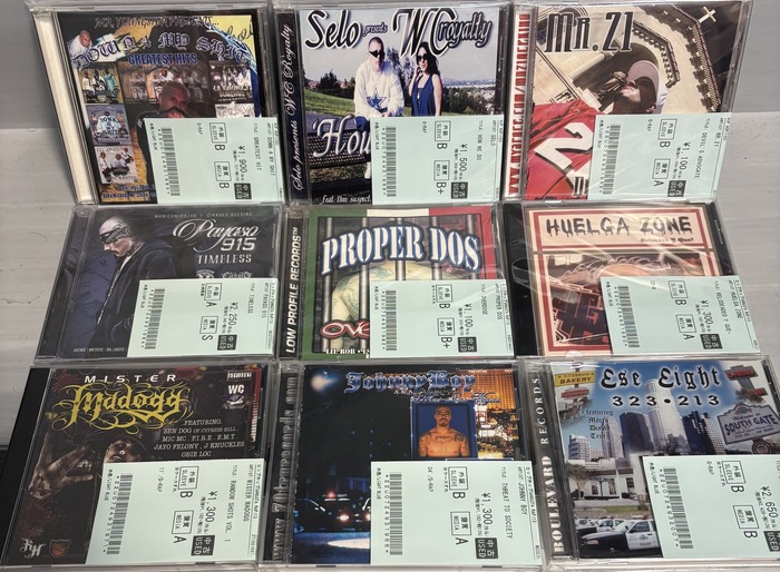 2/24(火)中古入荷♢CHICANO GANGSTA RAP CD入荷情報 フィメール
