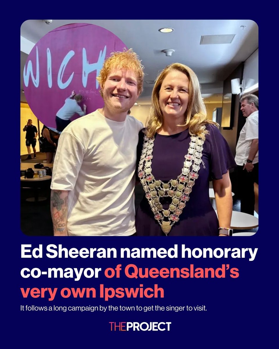 theprojecttv's tweet photo. Ipswich is Ed Sheeran's town now... https://t.co/I0w9gB1Tqa