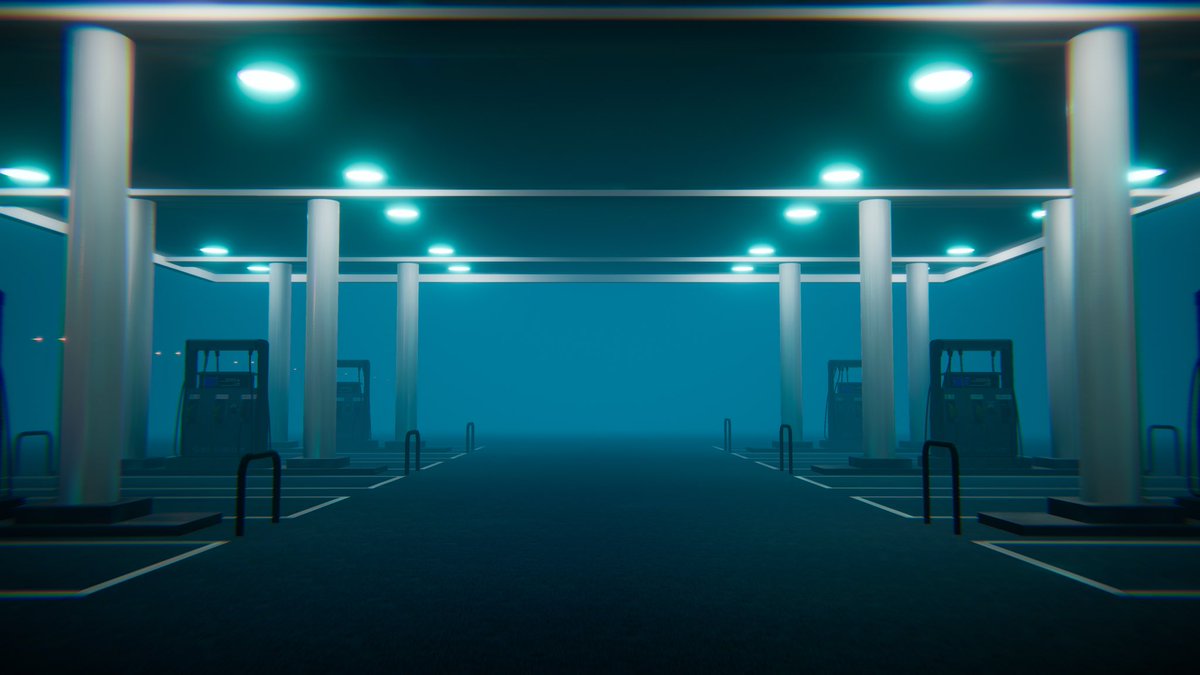 I often go to this world to think. Good spots for avatar photography and an eerie vibe

World: Liminal Gas station 
By: やと98
Type: PC/Q

Link: vrchat.com/home/launch?wo…

#VRChat #VRChatPhotography
#VRChat_world紹介