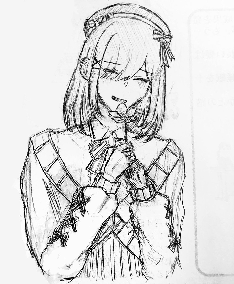 初描きるるちゃん🎨 #るるのアトリエ