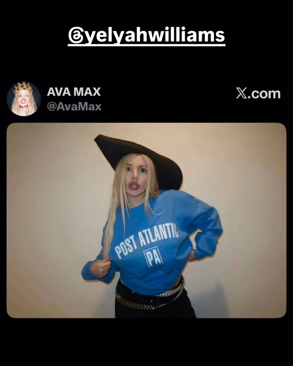 avamaxpopbase's tweet photo. Ava Max has tagged Hayley Williams of Paramore in latest Instagram Story. https://t.co/JcCXGjU0WD
