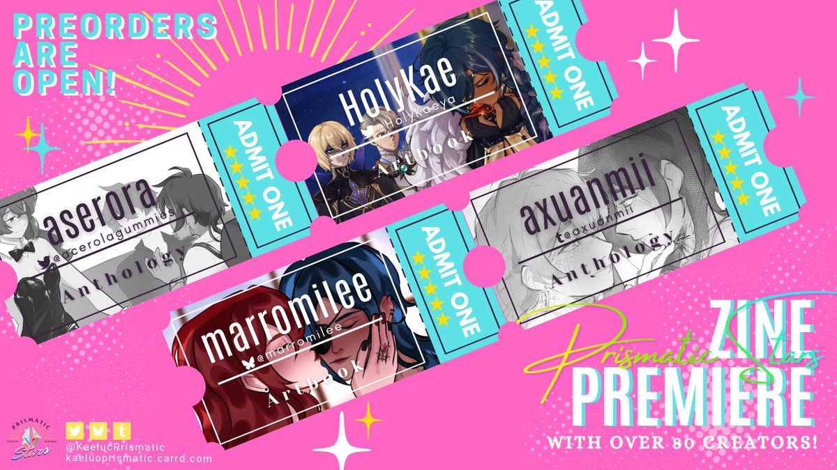 Prismatic Stars: a Kaeluc Zine (Prod) tweet media