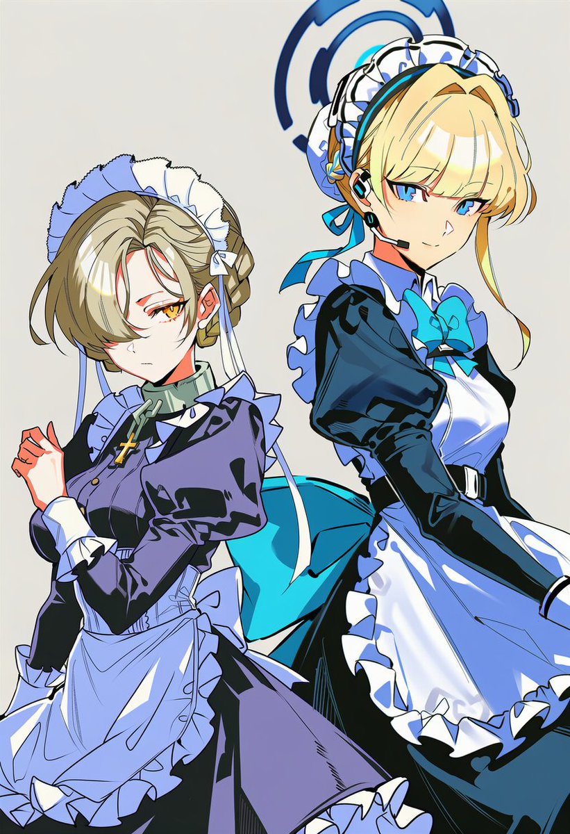 #ブルーアーカイブクロスオーバー
アズールレーンのシェフィールド
と
ブルーアーカイブのトキ

雰囲気
似 て る 