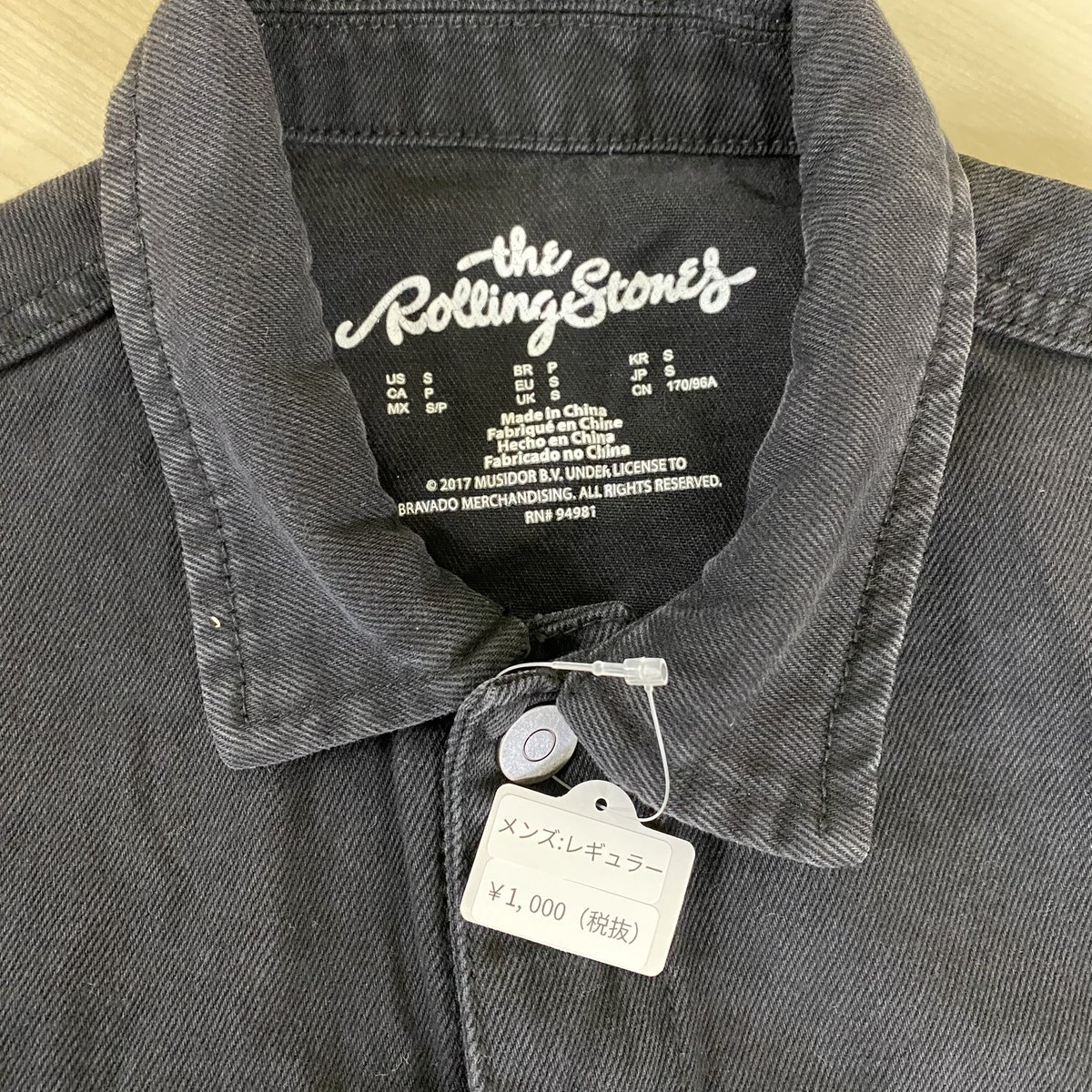 古着の鈴六です 🌟The Rolling Stones/ブラックデニムジャケット/S