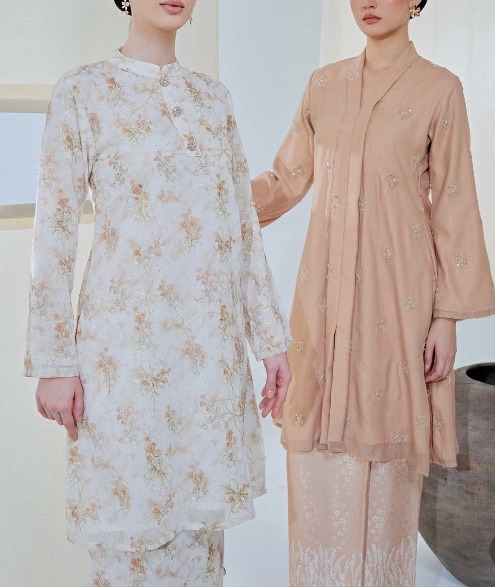 syeerayahaya's tweet photo. Tadi ada nampak Dahlia Rizal update baju raya from this one brand takde satu pun yg tak lawo. Aku pun kepochi gi stalk. YE DOH CANTIKKK 😭 classic and minimalist sangat. https://t.co/L15UE82BXh