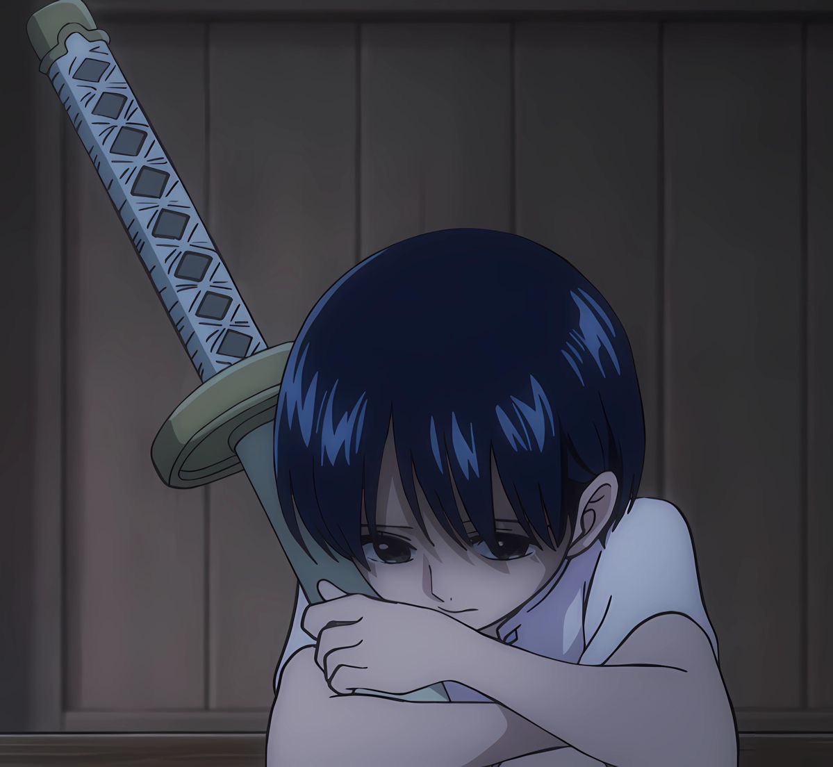 that moment when you have to jump down the stairs so zoro has a semblance of a backstory