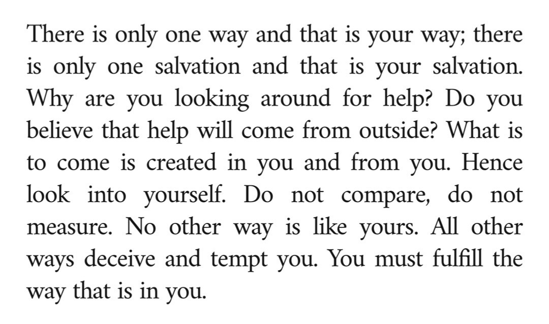 C.G. Jung, from The Red Book: Liber Novus