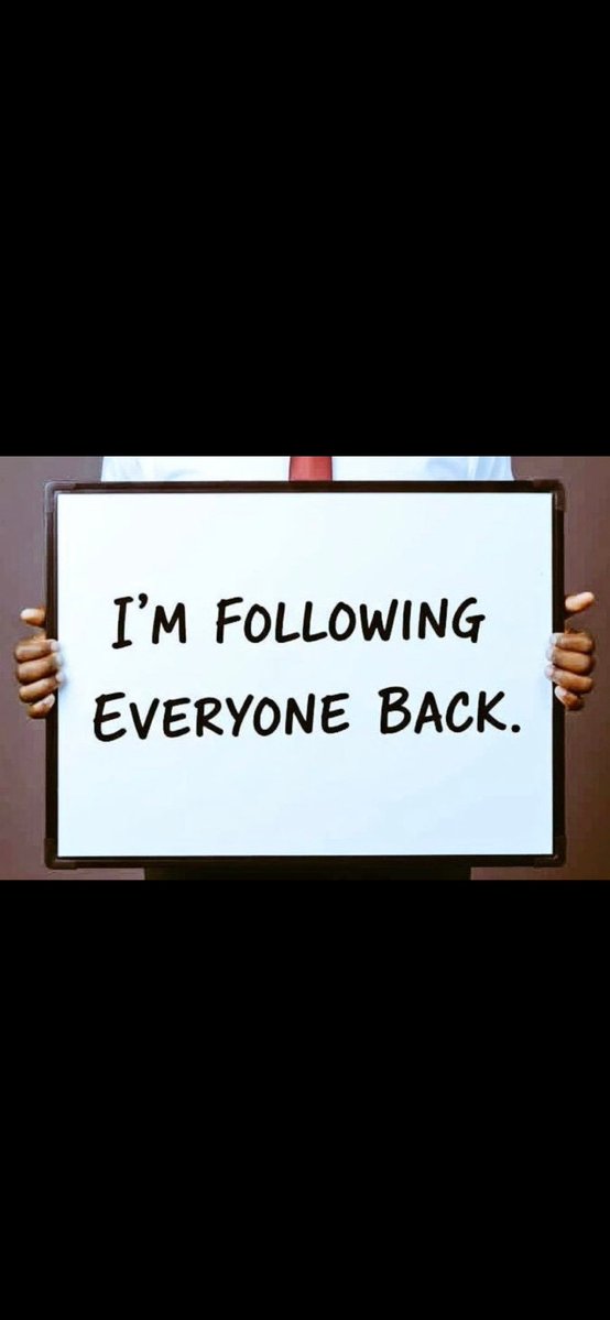 The rule is simple

You follow me I follow you back

Drop your handle let's grow together 💯✅️