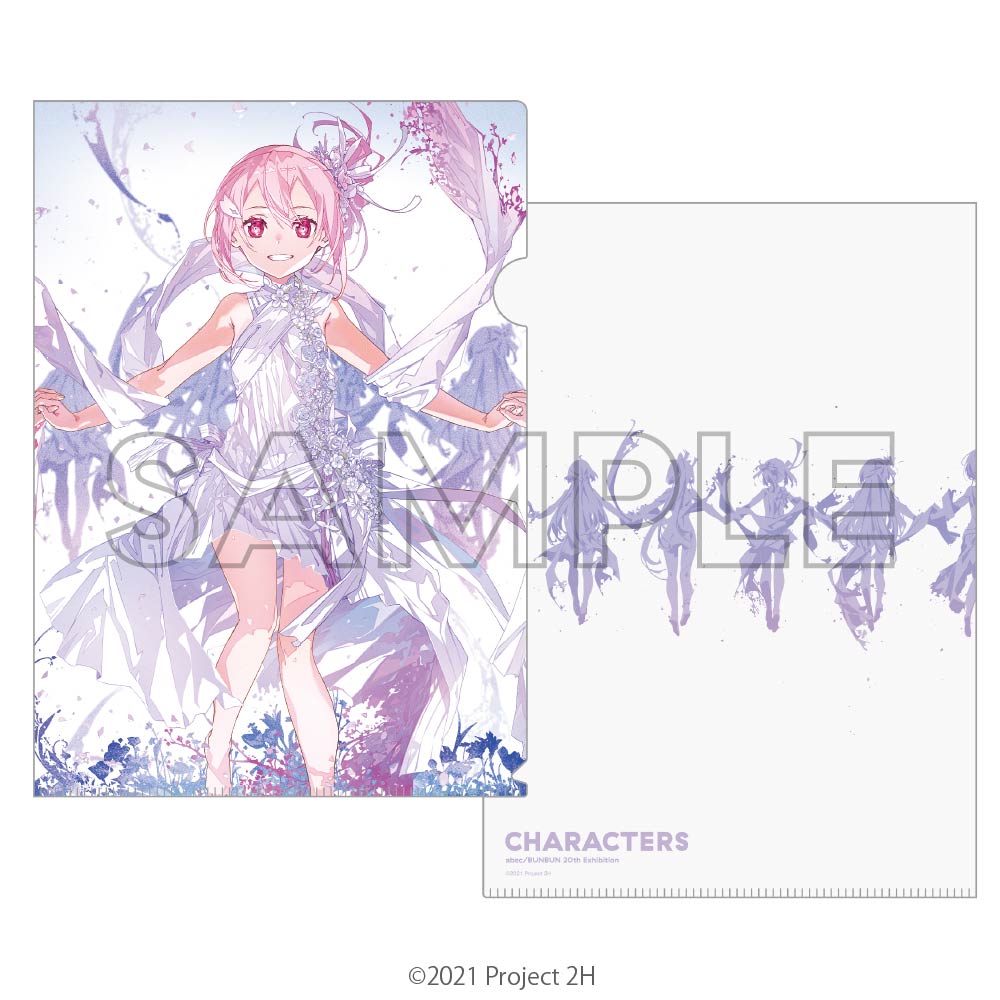 ◤￣￣￣￣￣￣￣￣￣￣￣￣￣￣￣￣￣◥
　abec/BUNBUN個展　#CHARACTERS
　　　　事後通販 INFORMATION　　　　　
◣＿＿＿＿＿＿＿＿＿＿＿＿＿＿＿＿＿◢

◇クリアファイル◇
「CHARACTERS」キービジュアル
『ソードアート・オンライン』
『薔薇のマリア』
『結城友奈は勇者である』
各550円