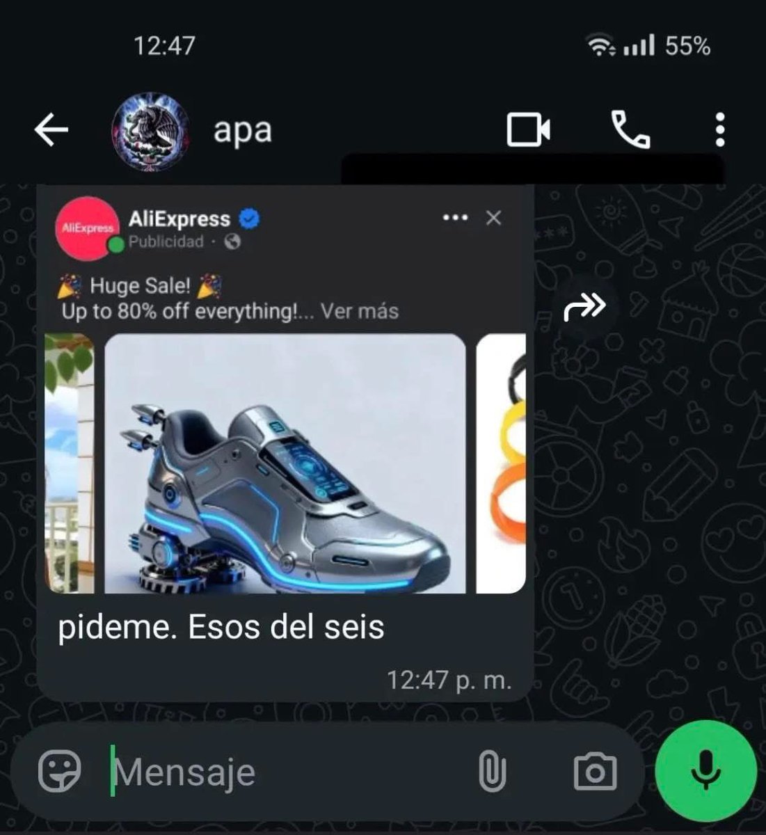 Nadie: 
Mi papá de la nada