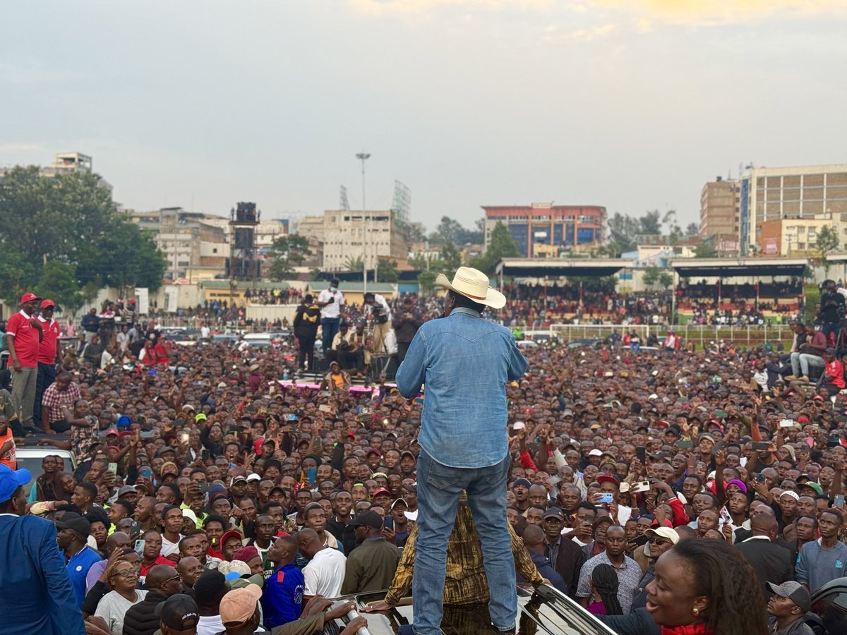gaddafi001a's tweet photo. Dr.Matiang'i is a formidable political force, and Gusii Land has shown unwavering unity. Attempts to intimidate supporters by deploying disruptive groups in Kisii Town did not diminish the momentum, as the turnout remained massive.  The message is clear. WANTAM https://t.co/SfAv6civpC