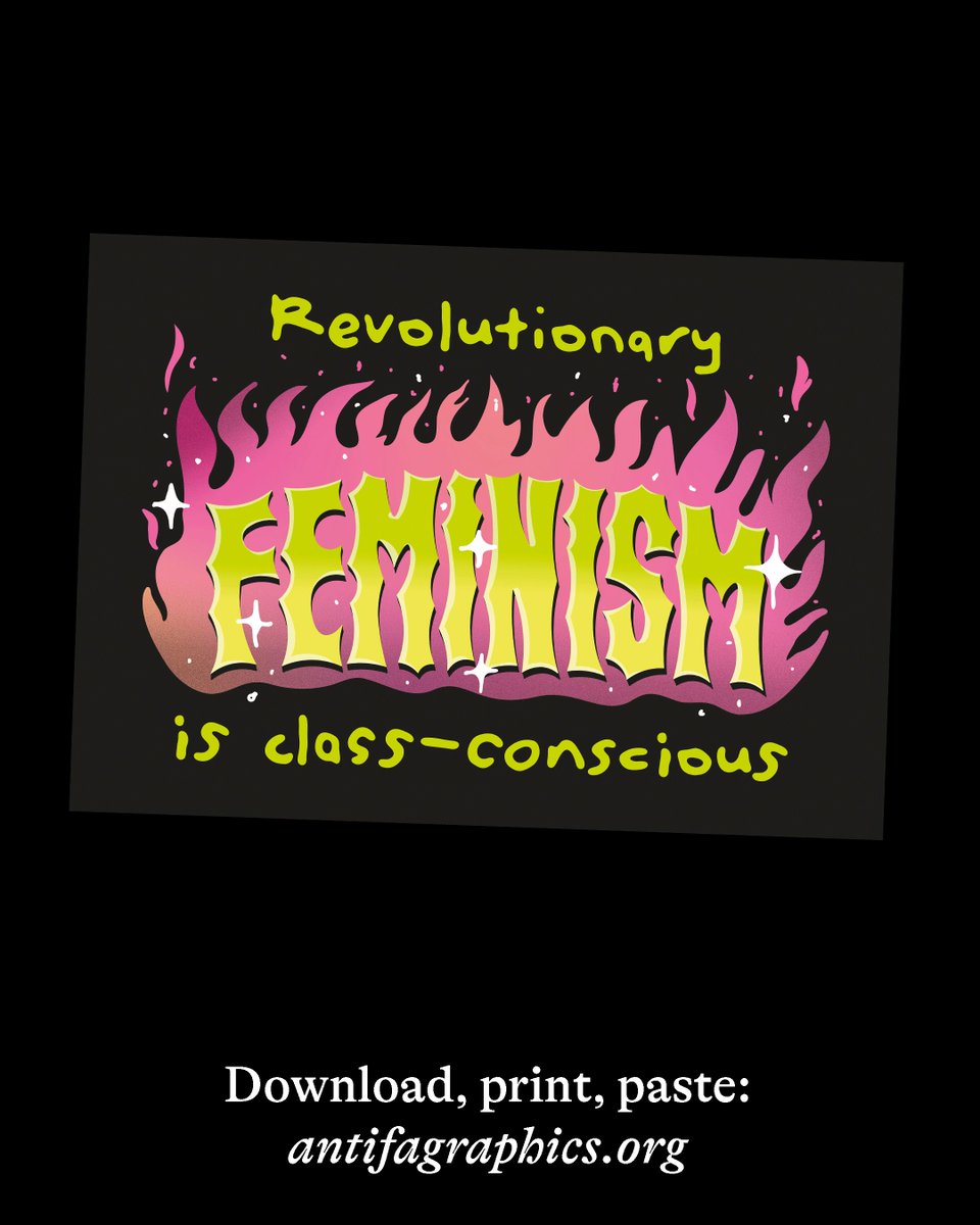 AntifaGraphics's tweet photo. Revolutionary Feminism is class-conscious

We have just added a new poster to our download page. Perfect for preparing for March 8. Download, share, post: https://t.co/1UoSNGhpIr

#revolutionaryfeminism #feminism #antifagraphics #internationalwomensday https://t.co/hgucUQ51D3