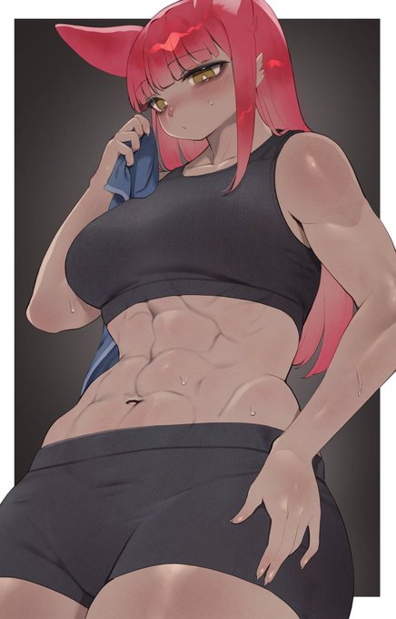 かわいいメスケモの腹筋をバキバキに割るのは気持ちがいいZOY! 