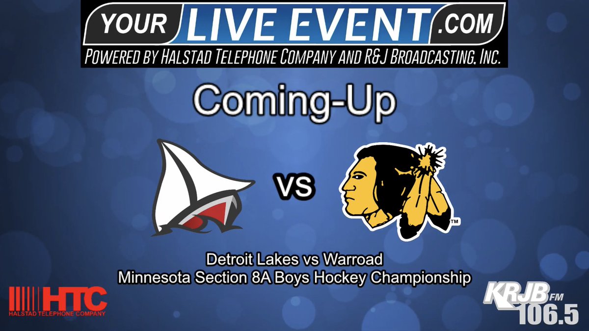 Detroit Lakes and Warroad meet for the Section 8A boys hockey championship on Thursday at 7 p.m. from Ralph Engelstad Arena in Thief River Falls on Your Live Event. Winner heads to the State Tournament.
🖥️ - yourliveevent.com