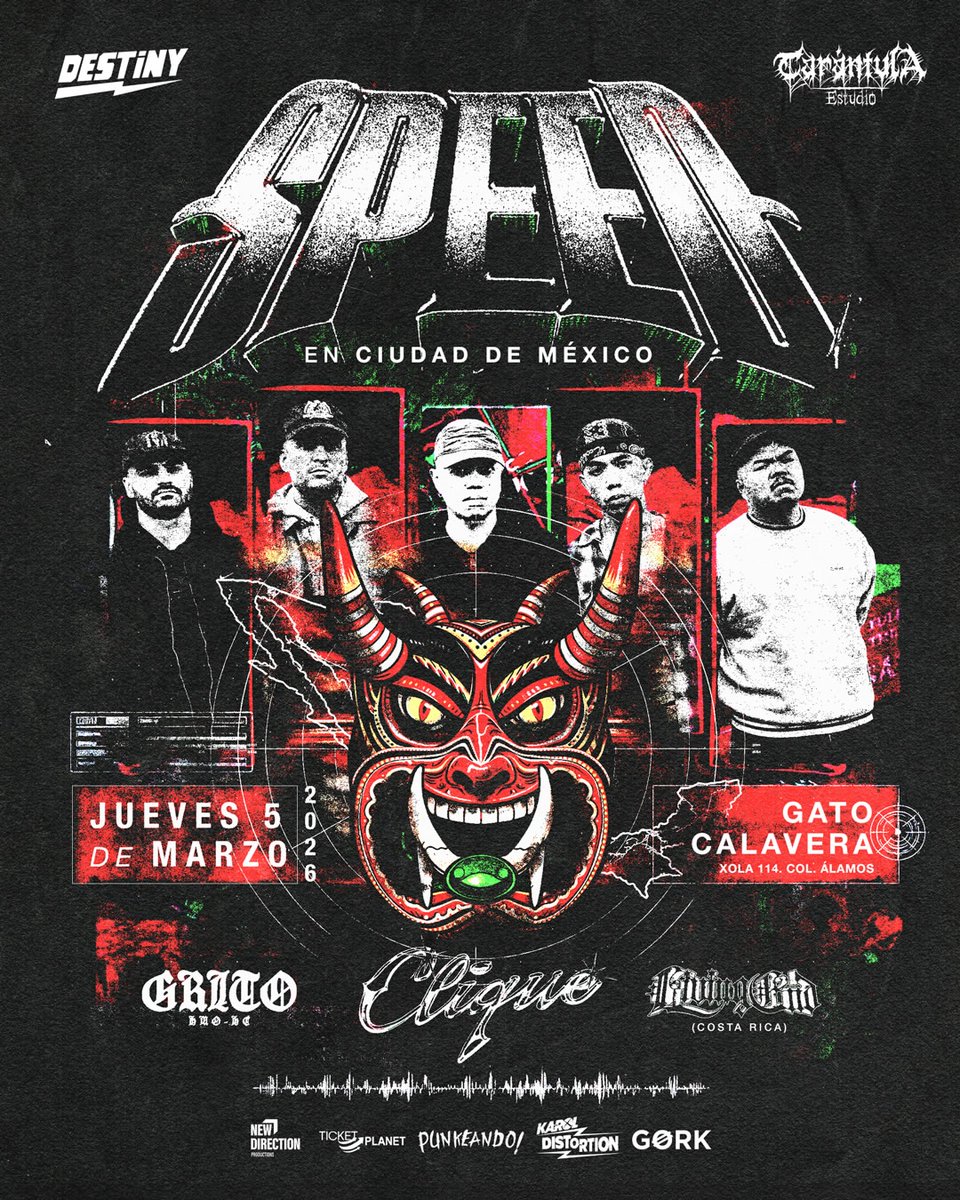 Bustaman_X's tweet photo. Gracias a mi merch PUNKRS (PUNK ROCK SERIES) estoy apoyando otros proyectos que realmente están comprometidos haciendo su trabajo. Dentro de mis posibilidades pero ya nos involucramos en la escena nacional mexicana de alguna manera. Ahí vamos 🔥
SPEED EN CDMX
@gangcalledspeed https://t.co/MbkqOzJazV