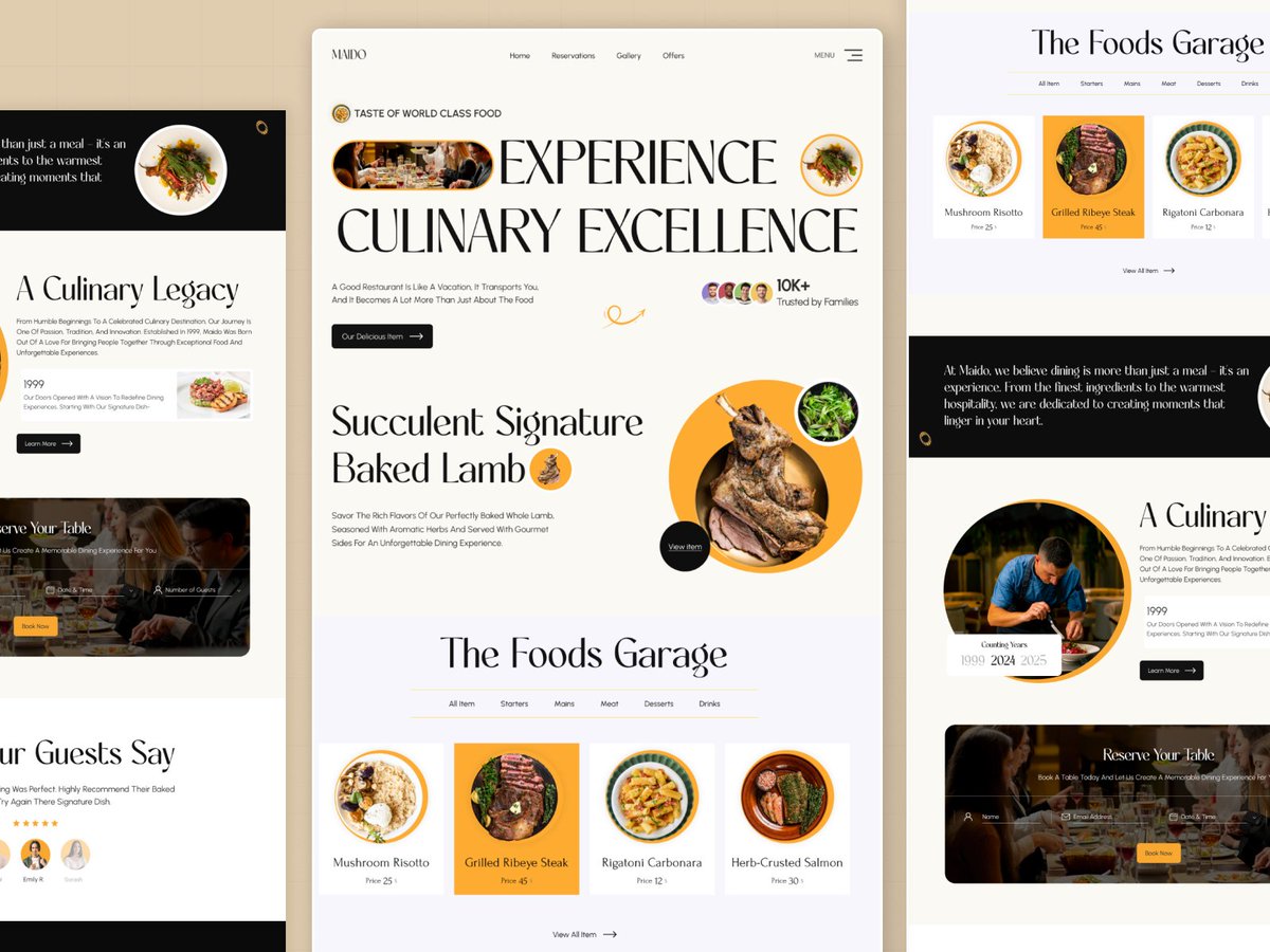 RadditoLLC's tweet photo. Building a restaurant website that feels premium and converts visitors into reservations?
We design and develop high-performing websites for restaurants and hospitality brands - from concept to launch.
If you’re planning a redesign or launching a new restaurant, let’s discuss. https://t.co/3ukEnsQTBB