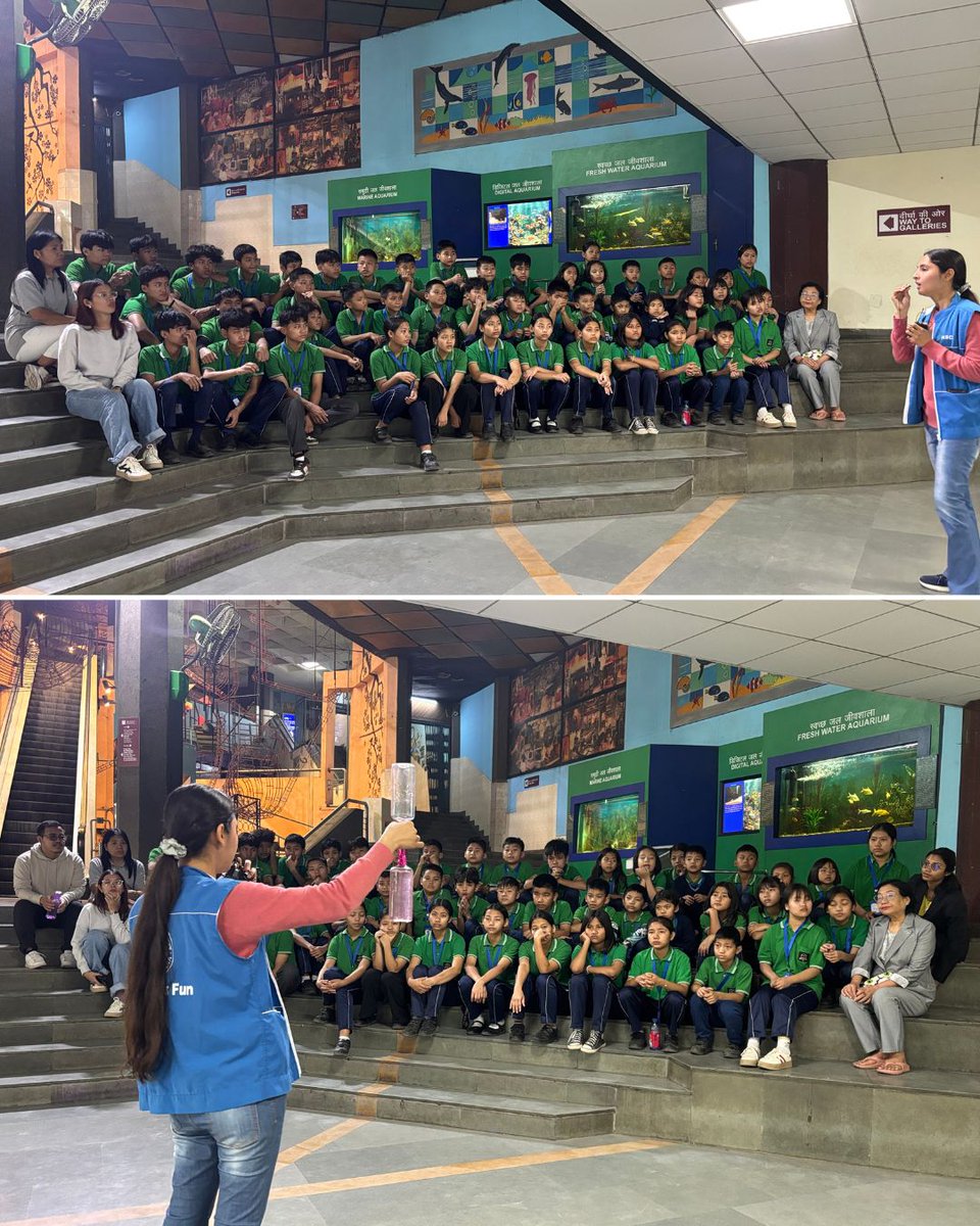 NSC_Delhi's tweet image. 🚀✨Ignite Curiosity. Inspire Innovation!

Nothing beats the energy of young minds discovering science at @nsc_delhi. We’re creating "Wow" moments every day! 🌍🔬

📅 Book your school visit now for an epic adventure!

#NSCDelhi #SchoolVisit #ScienceIsFun