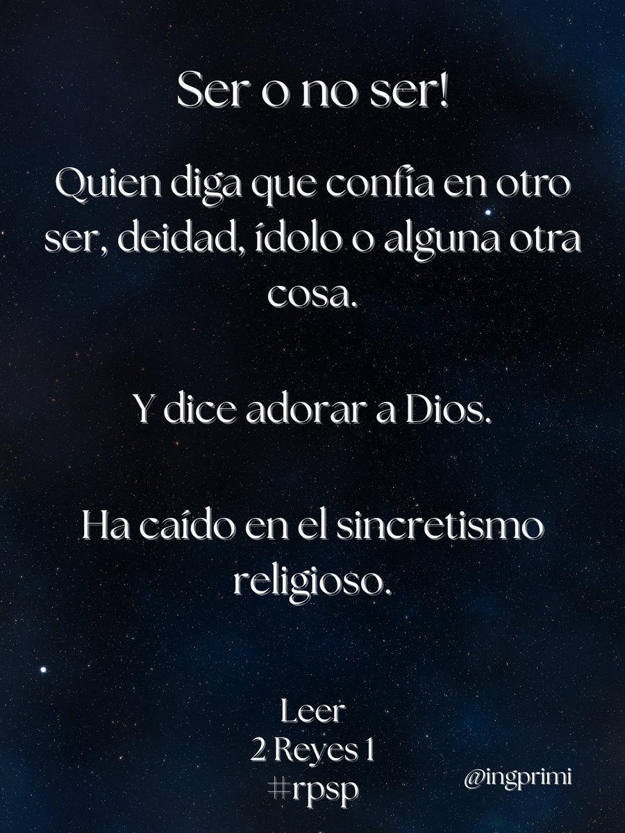 ingprimi's tweet image. 2 Reyes 1 #rpsp
#Biblia
#Leer