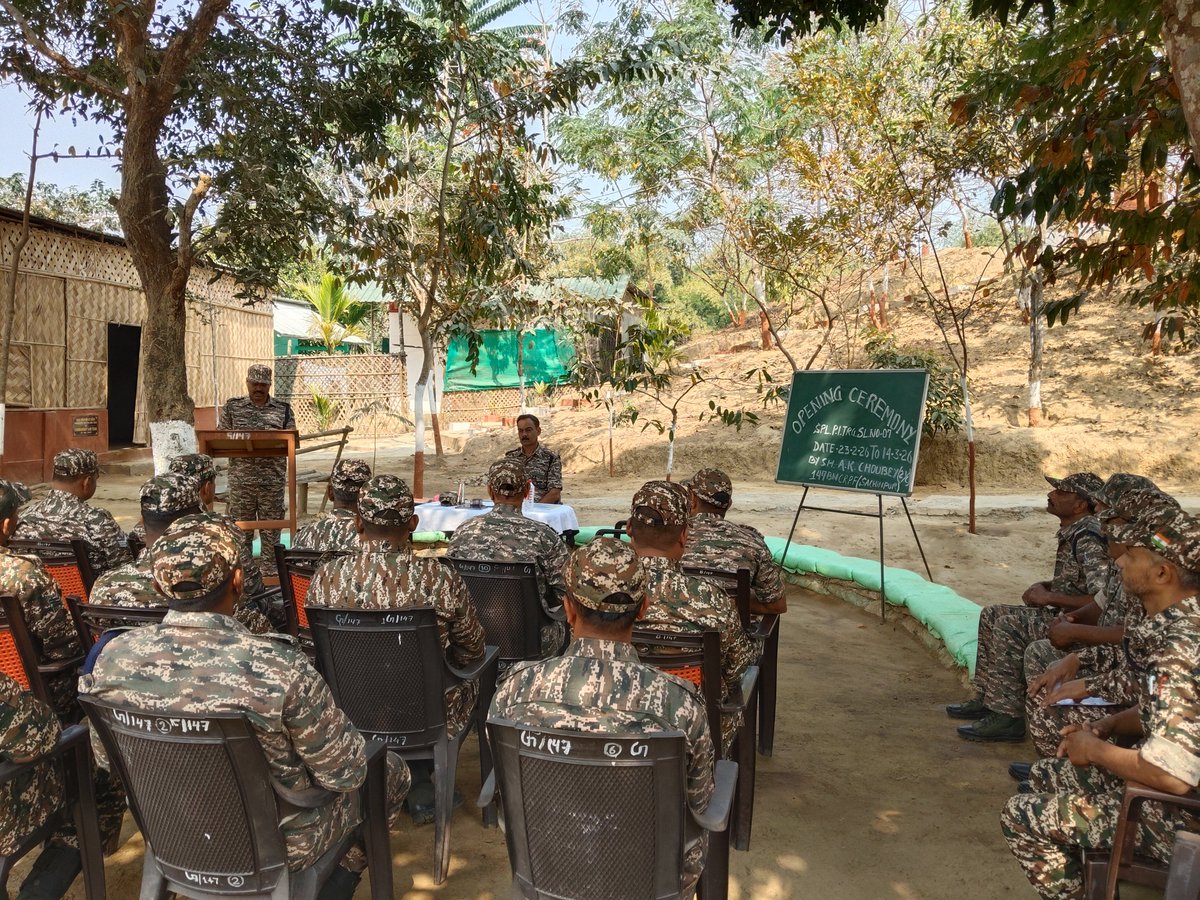 The opening ceremony of the Special PI training at the 147 Battalion in Sachinpur was formally inaugurated with due protocol and enthusiasm.
<a href="/rangesilchar_05/">RANGE SILCHAR CRPF</a> 
<a href="/NesHqr/">North Eastern Sector, CRPF</a> 
<a href="/northeast_zone/">North East Zone Hqrs</a>