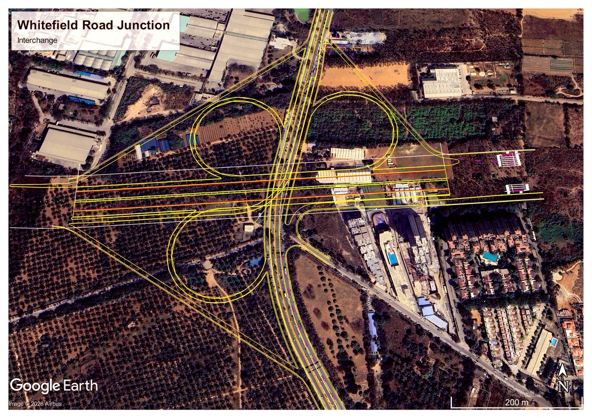 Further to yesterday’s post on Interchanges, here I share the rest of the interchanges. (There are 11 &amp; not 10 as I wrongly wrote yesterday.)

1. Hosur Road Junction (Nice Integration at Electronic City point &amp; Huskur 3 KM down towards Hosur)
2. Sarjapur
3. Gunjur 
4. Whitefiled