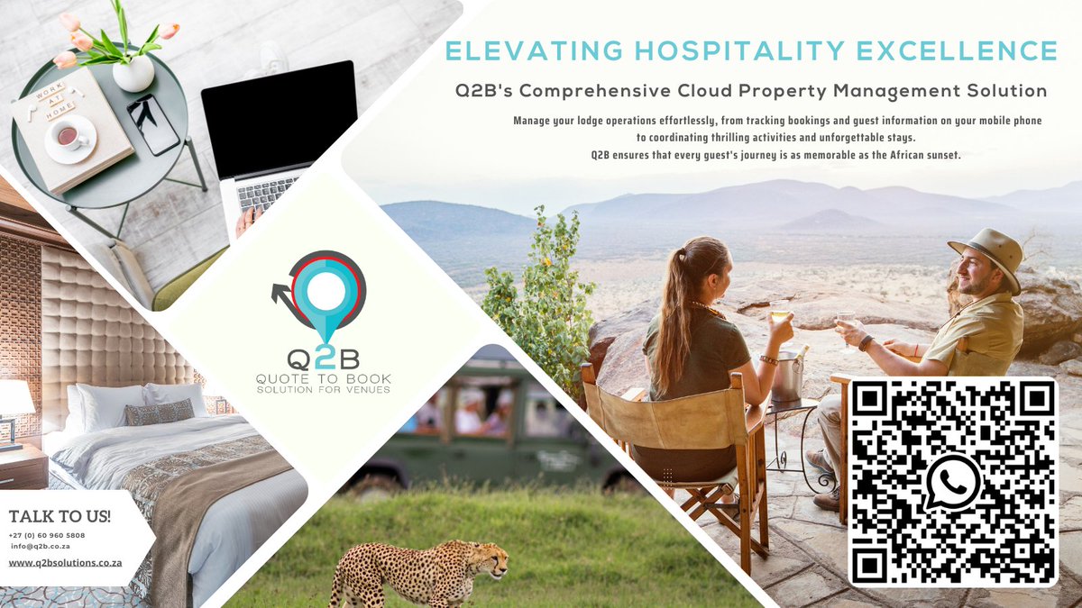 Q2BSolutions's tweet photo. Run your venue smarter — not harder.
One platform. Unlimited users. Real-time bookings.

#Q2BSolutions #HospitalityTech #SmartVenues #CloudSolutions https://t.co/ZwpR6FGzRv