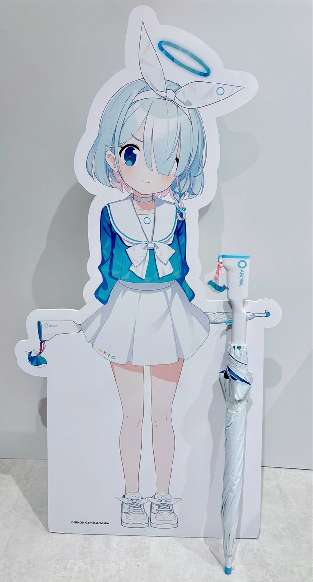 商品紹介》 #ブルーアーカイブ アロナの傘 ┗サイズ…親骨約60cm、全長