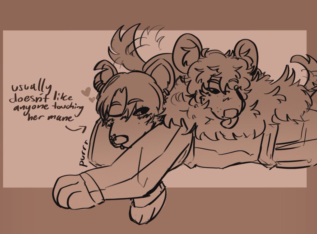 amethyststars_'s tweet photo. Mane grooming (She's realizing how much she likes it in this moment) #aemi https://t.co/IkiNtYa057