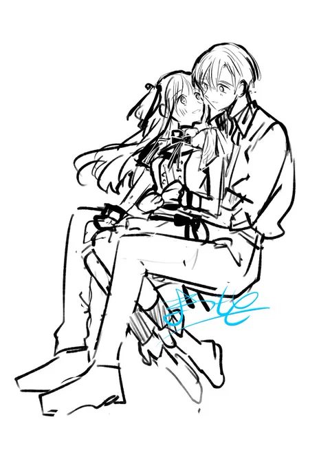 #推しアイ 没ラフ