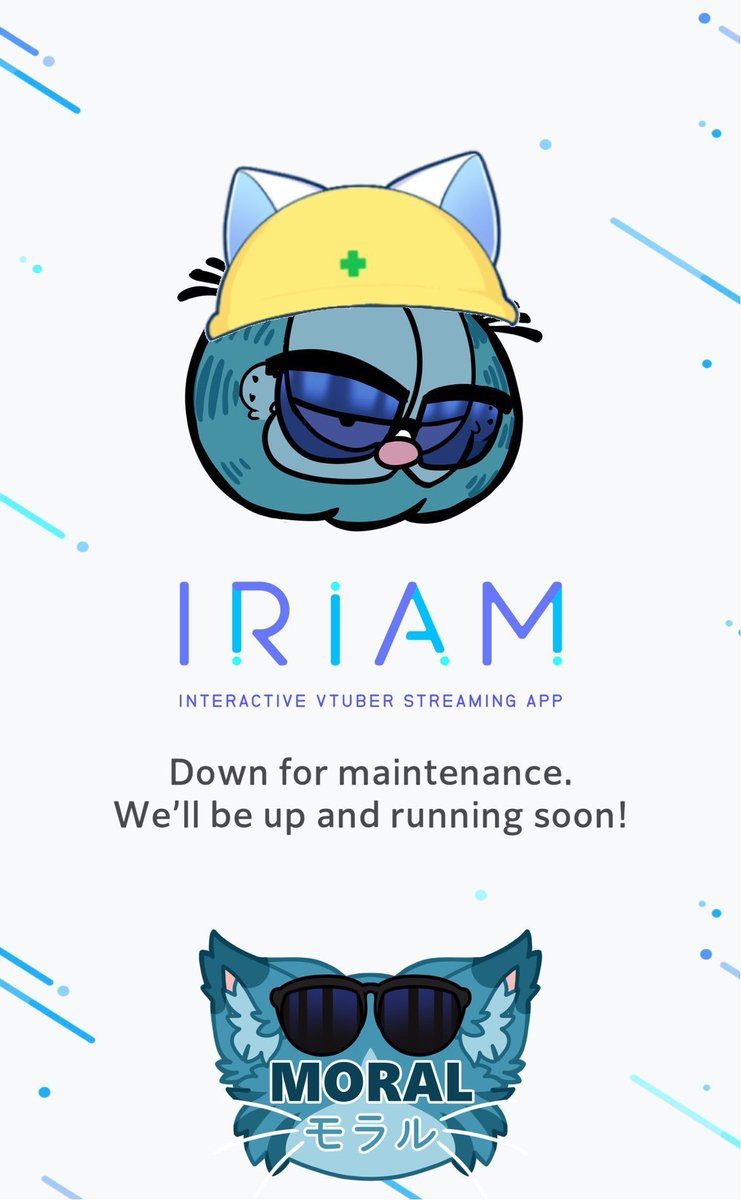 It is time for another IRIAM Maintenance Follow Fest! Also wishing a welcome to all the Canadian viewers and streamers!

This is Moral the cat reporting in! Go check out my fellow IRIAM streamers via the hashtags below! 😎

#IRIAMMaintFollowFest #IRIAMメンテナンス中のフォロー祭り