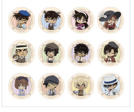 名探偵コナン コナンカフェ 缶バッジレトロver 【交換】【譲渡】 【譲