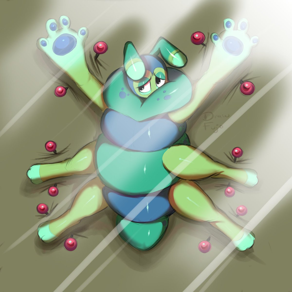 Draw_Fujo's tweet image. #squirm 
Tried out Mojing Pro, kinda awesome