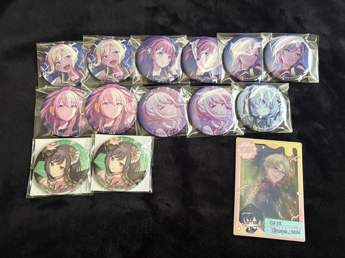 交換 ] プロジェクトセカイ プロセカ 再販 グリッター缶バッジ グリ缶