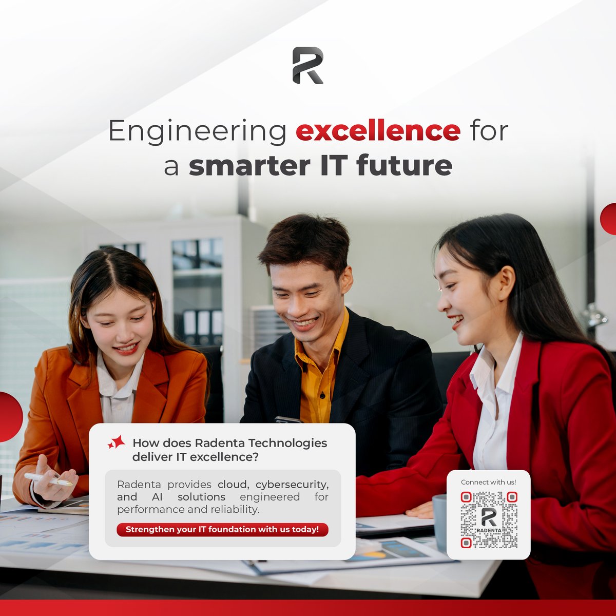 radentaPH's tweet image. Radenta Technologies Inc. delivers cloud, security, and AI solutions engineered with excellence that ensures high availability, optimal performance, and seamless scalability 
#RadentaTechnologiesInc #CloudSolutions #DigitalTransformation #CyberSecurity #AIforBusiness