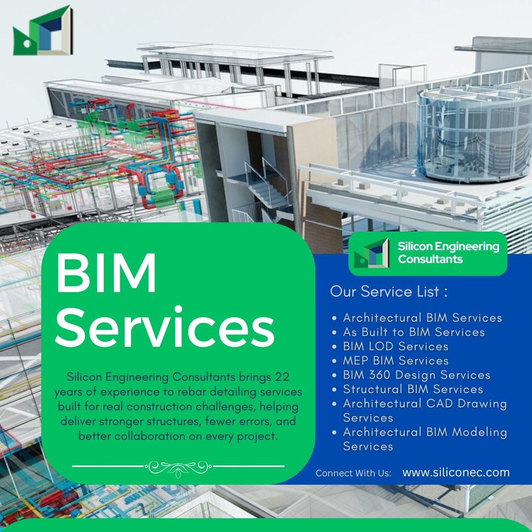 SiliconEnginee1's tweet photo. From design to site, BIM Services by Silicon Engineering Consultants ensures accuracy, coordination, and reduced rework—helping New York projects stay aligned with budget and schedule.

Visit Us:
https://t.co/BZLUUZugJK

#Structural3DModeling #SchematicDesignDocumentation https://t.co/M3VeA47siZ